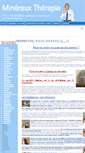Mobile Screenshot of minerauxtherapie.com