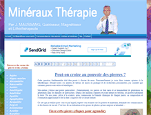 Tablet Screenshot of minerauxtherapie.com